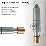 Engsel bawah pintu lipat sliding garasi rel handerson ornamen pagar besi