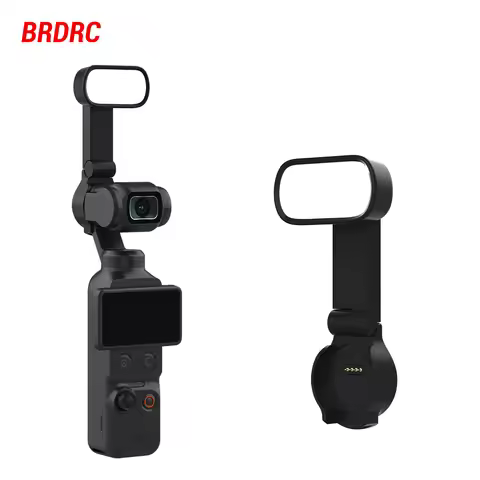 BRDRC Fill Light for DJI Osmo Pocket 4 Gimbal Magnetic Led Light Video Light for Creator Photography