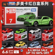 TOMICA TOMICA รถของเล่นโมเดลรถโลหะผสมจำลอง AE86 GTR รถบัส TOMY ฉากโรงจอดรถ