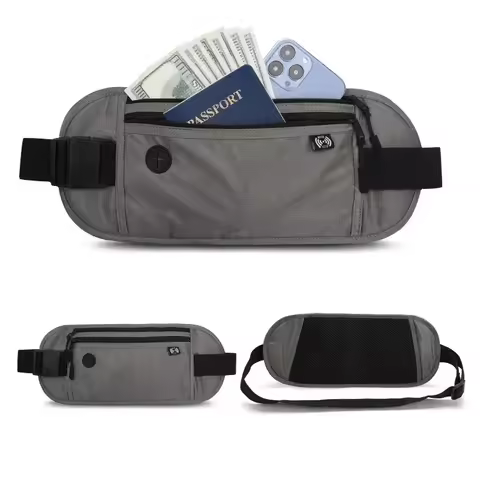 Invisible Travel Waist Pack Pouch for Passport Money Belt Bag Hidden Security Wallet Outdoor Sports 