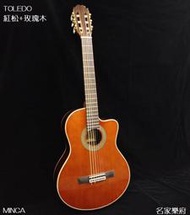 [名家樂府]TOLEDO 紅松單板 +玫瑰木側背板 缺角古典吉他