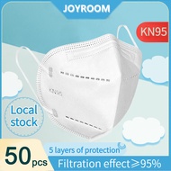 【Local stock】ZOCN 50pcs KN95 Face Mask kn 95 mask 5 Layer Non-woven Protection Filter 3d Anti Dust A