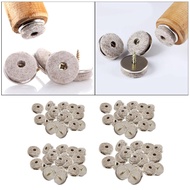 [Predolo3] 24 Pieces 22/24/28 / 38mm Screw in Furniture Slides Anti- Felt Floor Glides