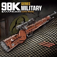 Compatible with Lego Building Blocks 98K Eating Chicken Peace Elite Desert Eagle Assembling Educatio