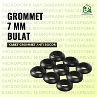 7 MM ROUND HYDROPONIC GROMMET RUBBER FOR HDPE HOSE