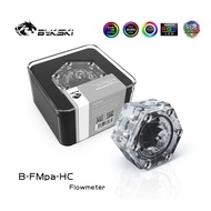 Bykski B-FMpa-HC Boutique Hexagon Transparent Acrylic Flowmeter Water Flow Meter watercooling pc