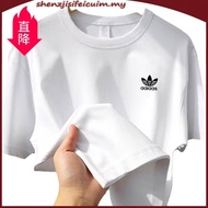 adidas Bunga Men Trefoil Essentials Tee Shirt Baju Lelaki (IR9690) Sport Planet 27-25