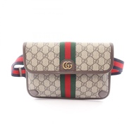 【二手】Gucci Ophidia GG Supreme 小號腰包/斜挎包，752597FACFW8920，米色/烏木色，PVC塗層帆布/皮革