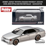 Hobby Japan 1/64 TOYOTA Chaser Tourer V JZX100 1998 JDM Style Silver Metallic - HJ644072S S