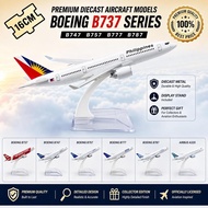 16cm Model Boeing B737 B747 B757 B777 B787 Diecast Aircraft Model Alloy Airplane Collectible Educati