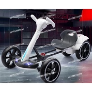 Cross-border New Kart Electric Four-wheeler Foldable 3-8 Years Old Foldable Installation-free