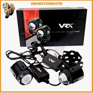 VRX SLS03 Motorcycle Headlight High Low Light Mini Riding Light Spotlight Waterproof Switching LED B