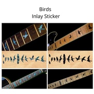 Birds Inlay Sticker for Guitar and Bass