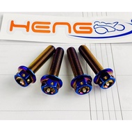 ✔️ HENG SHOCK BOLT SET AEROX155/GRAB BAR BOLT NMAX (Set of 4pcs)