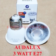 AUDALUX LAMPU LED E27 3 WATT 220V / LAMPU HALOGEN SOROT MANGKOK ULIR E27 3W 3WATT 220 VOLT