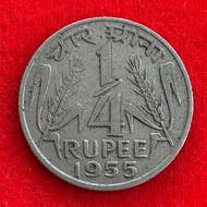 India 1⁄2 rupee Year 1955