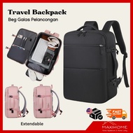 35L Expandable Large Capacity Travel Backpack Waterproof 16 inch Laptop Backpack Woman Luggage Bagpa