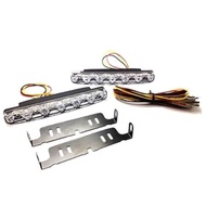 MATA PUTIH Xenia Car 6-point White 6-eyes 6-point Car Drl Lights