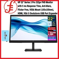 HP 322pv 9U5A2AA \ 524pn 9D9A7AA \ 324PV 9U5C1AA \ 524PF 9D9L6UT FHD Monitor