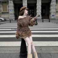 Gentle simple dress, lovely long-sleeved ribbed wool dress 221(Z1) NC