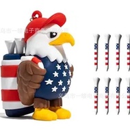Tee Caddy Eagle Caddy Eagle Golf Eagle Keychain Cross-Border New Style Golf Rack PGT4