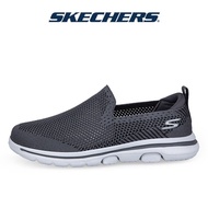 Skechers สเก็ตเชอร์ส รองเท้าผู้ชาย Men GOwalk 6 Walking Shoes - 112020-BBK Air-Cooled Goga Mat Dual-