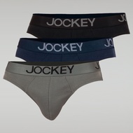 ◕Jockey® ZONE 100% Cotton Men's Modern Bikini Brief (Pack of 3)