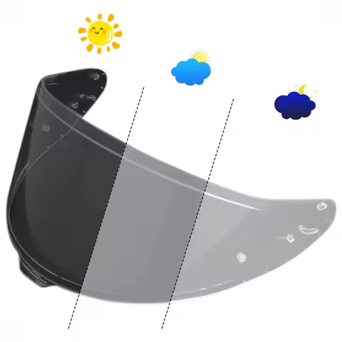 Helmet Photochromic Visor Anti-UV Visor Lens Smoke Dark Replacement Visor For SHOEI X15 RF-1400 Z8 C
