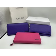 mubO Calvin Klein Clutch / Long Clip / Zipper Wallet / Multi-Card Slots