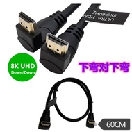 Ready stock Cable HDMI 8K Version 2.1 4K120HZ 8K60HZ 7680X4320 Ultra HD 90 Degree Elbow