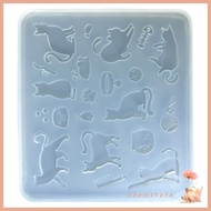 Boom Baking Moulds Cats Shape Silicone Texture Baking Fondant Moulds for Candy