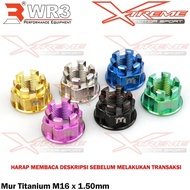 Universal Ninja R25 Zx25R Nmax Front Rear Titanium Wr3 Axle Nut