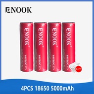 Enook 18650 （Red）5000mAh 40A 3.7V li- ion lithium battery with Enook X2 Plus USB 2-Slot Charger