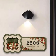 Medieval style floral sea atmosphere wall decoration  Unit Number Signage HDB Unit Customised Unit S