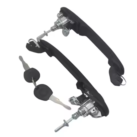 6N0837207C/D 2PCS FRONT LEFT RIGHT DOOR HANDLE WITH 2 SAME KEYS FOR POLO 6N 6N1 6N2 SHARAN SEAT ALHA