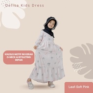 DELISA Homy Dress Kids Rayon Viscose / Gamis Anak Korean Style