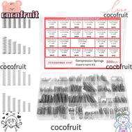 COCOFRUIT 300PCS/box Compression Spring Assortment Kit, with 23 Sizes DIY Tools Small Springs, Tensi