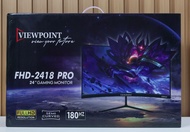 24" Viewpoint FHD-2418 PRO 180hz Semi-Curve Gaming Monitor Bnew
