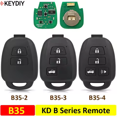 KEYDIY B35-2 B35-3 B35-4 B35 Universal B Series KD Remote Car Key for Toyota Style for KD900 KD900+ 