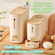 Bestdeal ECOCO home rice storage box 10kg/5kg-sealed, moisture, insect, Rice barrel with dispensing 