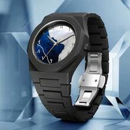 TOMI Classic Business Men's Watch Set, Plastic Strap Matte Oil Quartz Watch, Fashion Men's Watch Set