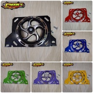 MESIN RADIATOR COVER SET SPINNER FAN ROTARY RADIATOR ENGINE NMAX NEW OLD AEROX LEXI MODEL BINTANG