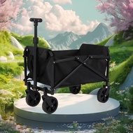 Collapsible Foldable Wagon Heavy Duty Utility Wagon for Sports Camping Shopping
