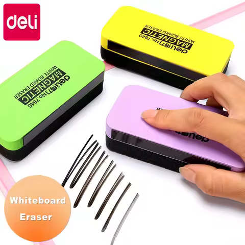Deli Whiteboard Eraser Magnetic Can Adsorb Whiteboard Creative Convenient Painting Whiteboard Wiper