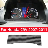 For Honda CRV 2007 2008 2009 2010 2011 Accessories Carbon Fiber Interior Car Speedometer Bottom Pane
