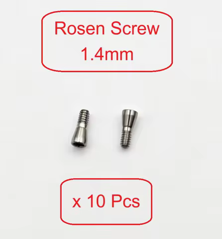 10pcs Compatible Rosen Screw 1.4mm Dental Implant Screw for Osstem Adin Astra Hiossen Megagen Nobel