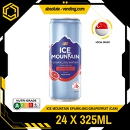 F&N Ice Mountain Sparkling Water Pink Grapefruit 325ML X 24 (CAN)