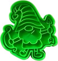 The Cookie Cutter Hub 10cm Valentines Gnome with Bow & Arrow Cookie Cutter and Matching Embosser for