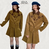 IRIS BOUTIQUE 26 Spring | IT5871 Green Hill set เสื้อแจ็คเก็ต กระโปรง ชุดเซ็ต กันหนาว ใส่ไปเที่ยว แม