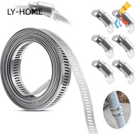 LIAOYING Hose Clamp Strap, 304 Stainless Steel Adjustable Hose Clamps,  Large Pipe Ducting Hose Clam
